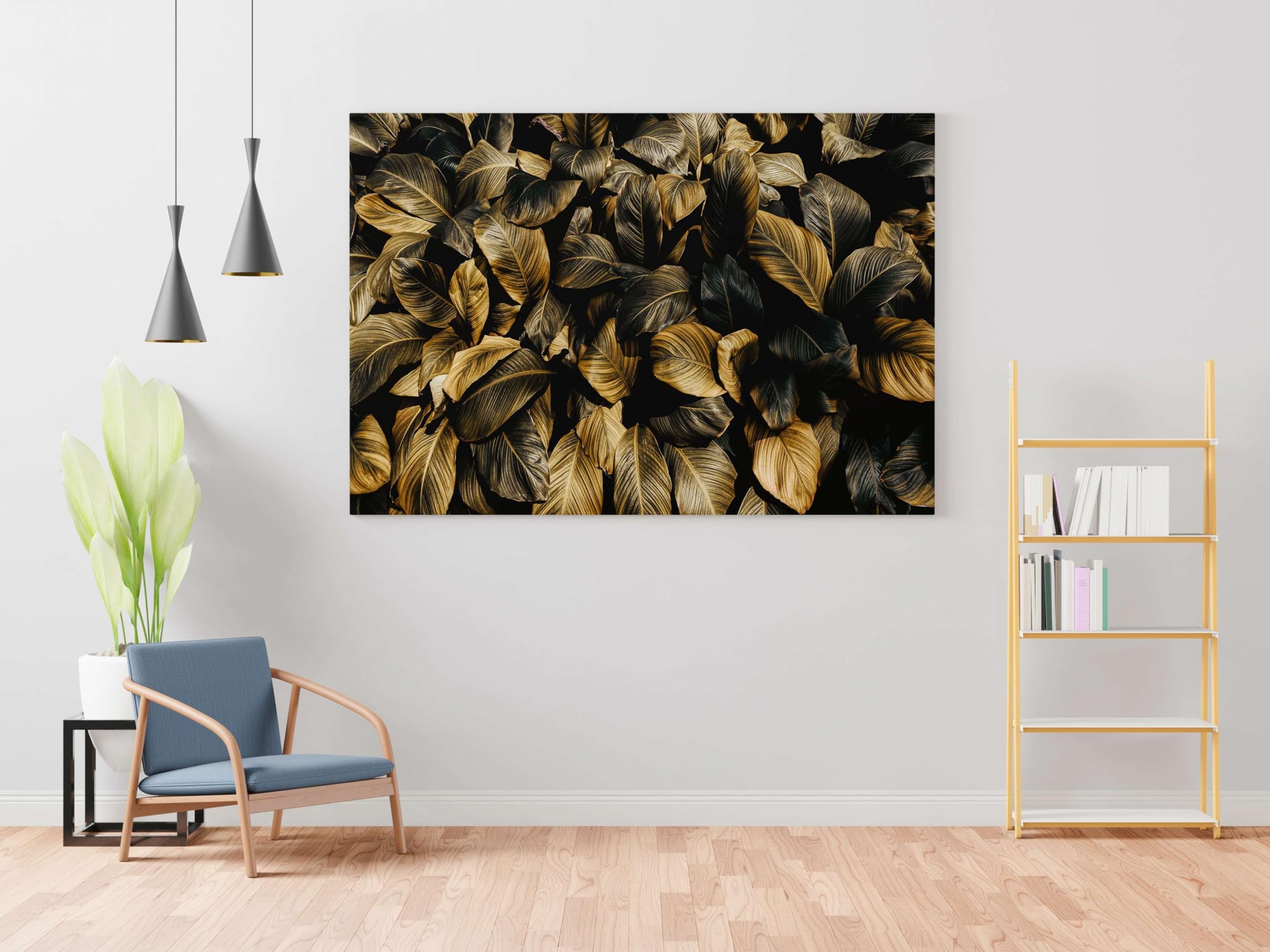 BLACKLUXE LIFESTYLE LTD Flower Paintings For Wall Decoration With Frame Canvas Painting For Living Room Bedroom Home Office & Hotels - BLACKLUXECRAFTS