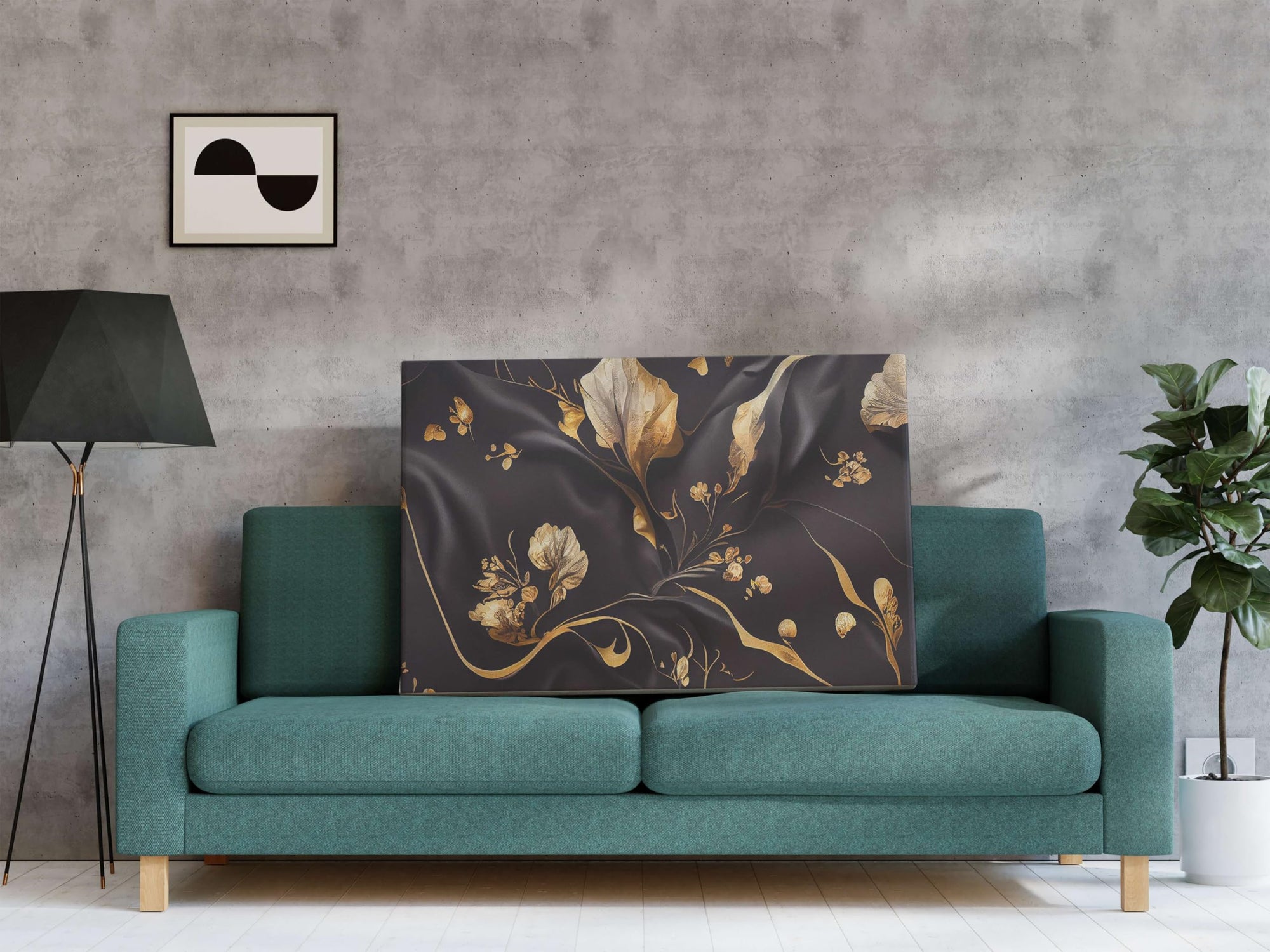 BLACKLUXE LIFESTYLE LTD Flower Paintings For Wall Decoration With Frame Canvas Painting For Living Room Bedroom Home Office & Hotels - BLACKLUXECRAFTS