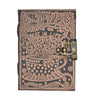 Vintage Leather Notebook with Lock | Motivational Quote Journal Diary “Never Settle – Best in Life” | Inspirational Writing Gift (BLACKLUXE CRAFTS) - BLACKLUXECRAFTS