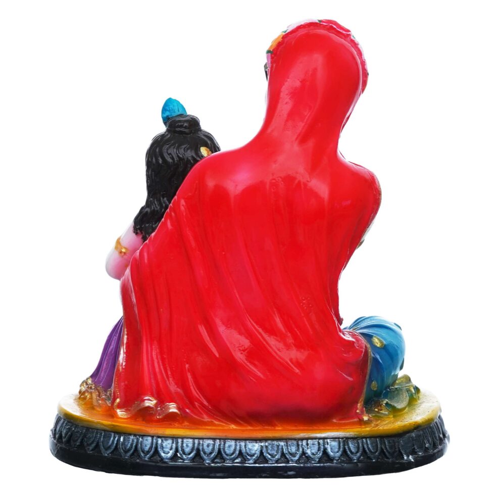 Mother Yashoda with Baby Krishna Idol | Hindu God Figurine | Spiritual Home Décor Gift (BLACKLUXE CRAFTS) - BLACKLUXECRAFTS