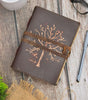 Handmade Leather Journal with Tree of Life | Vintage Writing Notebook, Travel Diary & Gift (BLACKLUXE CRAFTS) - BLACKLUXECRAFTS