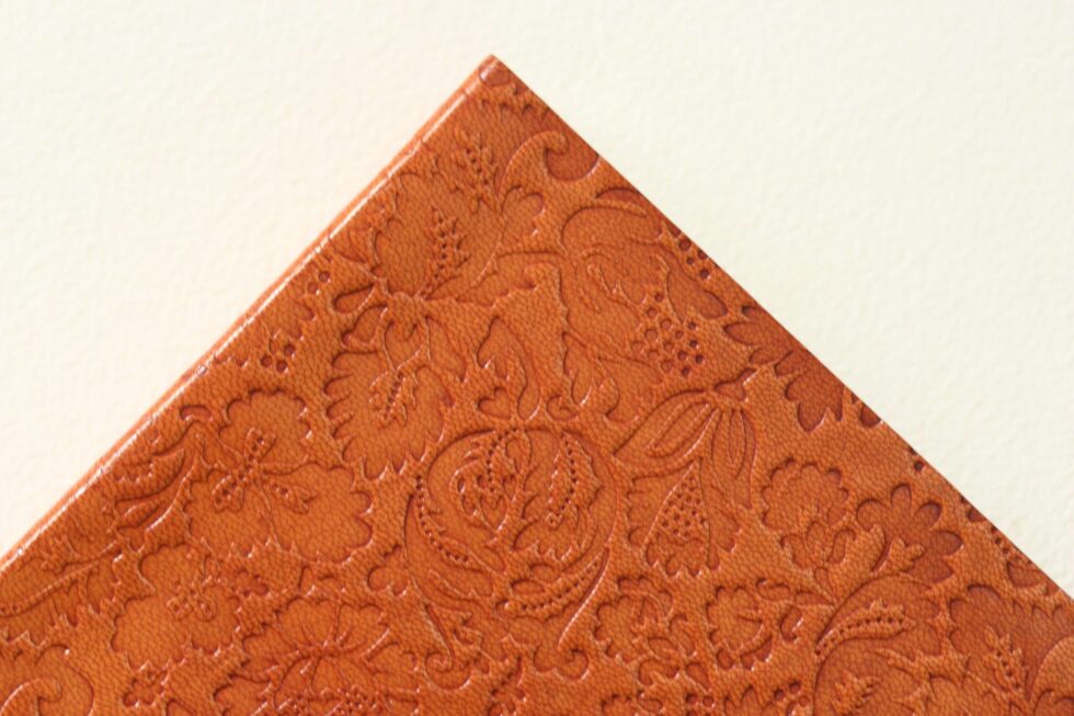 Vintage Brown Embossed Leather Journal Notebook with Strap Closure – Floral Design Writing Diary for Men & Women (BLACKLUXE CRAFTS) - BLACKLUXECRAFTS