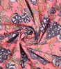 Handmade Pink Floral Cotton Bedsheet Set with Pillow Covers | Indian Block Print Bedspread | Queen Size Bohemian Bedding (BLACKLUXE CRAFTS) - BLACKLUXECRAFTS