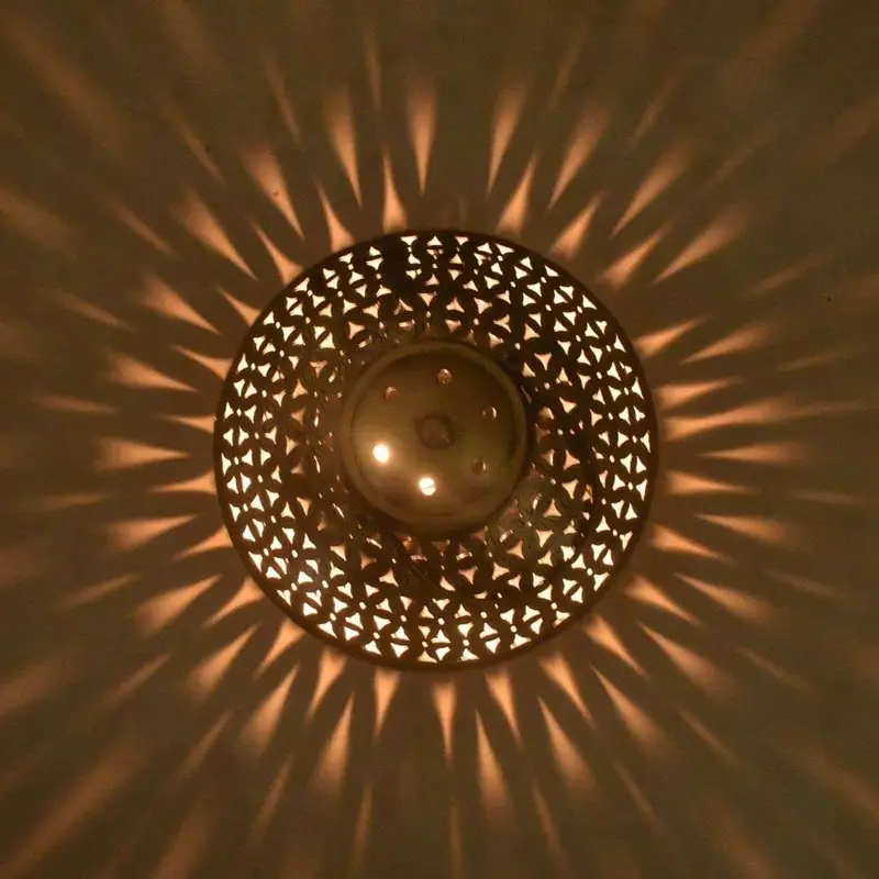 Handmade Brass Incense Burner with Lid | Indian Traditional Sambrani Dhoop Holder | Decorative Aromatherapy Diffuser & Home Decor (BLACKLUXE CRAFTS) - BLACKLUXECRAFTS