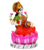 Goddess Lakshmi Idol on Lotus | Hindu Goddess of Wealth Statue | Spiritual Home Décor Gift (BLACKLUXE CRAFTS) - BLACKLUXECRAFTS