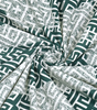 Handmade Cotton Double Bedsheet with Pillow Covers – Green & White Block Print | Indian Ethnic Bedding Set for King/Queen Size | Artisan Home Décor (BLACKLUXE CRAFTS) - BLACKLUXECRAFTS