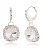 Crystal Rhinestone Drop Earrings Elegant Round Dangle Earrings for Women, Bridal & Party Jewelry (BLACKLUXE CRAFTS) - BLACKLUXECRAFTS