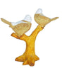 Golden Love Birds Figurine on Tree Branch – Elegant Resin Couple Sculpture for Home, Office & Gift Décor (BLACKLUXE CRAFTS) - BLACKLUXECRAFTS