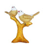 Golden Love Birds Figurine on Tree Branch – Elegant Resin Couple Sculpture for Home, Office & Gift Décor (BLACKLUXE CRAFTS) - BLACKLUXECRAFTS