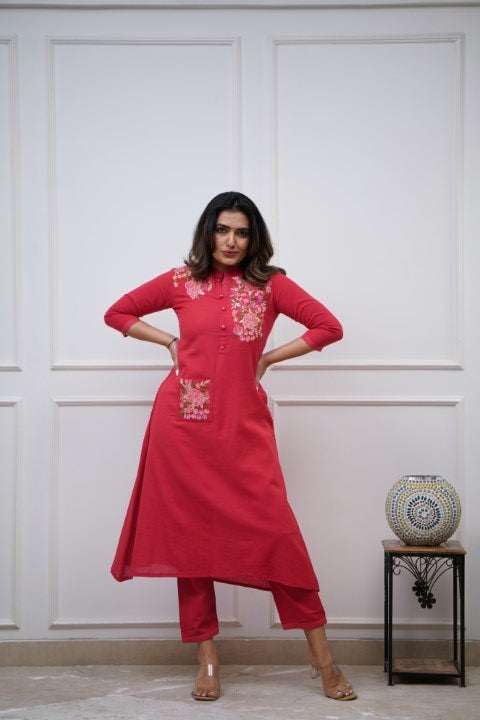 Embroidered Kurta for Women | Elegant Festive & Office Wear Ethnic Outfit (BLACKLUXE CRAFTS) - BLACKLUXECRAFTS