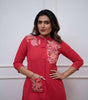 Embroidered Kurta for Women | Elegant Festive & Office Wear Ethnic Outfit (BLACKLUXE CRAFTS) - BLACKLUXECRAFTS