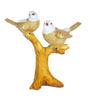 Golden Love Birds Figurine on Tree Branch – Elegant Resin Couple Sculpture for Home, Office & Gift Décor (BLACKLUXE CRAFTS) - BLACKLUXECRAFTS