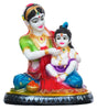Mother Yashoda with Baby Krishna Idol | Hindu God Figurine | Spiritual Home Décor Gift (BLACKLUXE CRAFTS) - BLACKLUXECRAFTS