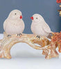 White Bird Couple on Tree Branch – Romantic Resin Love Birds Figurine for Home, Office & Gift Décor (BLACKLUXE CRAFTS) - BLACKLUXECRAFTS