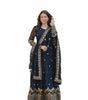 Embroidered Anarkali Set with Dupatta – Designer Indian Wedding & Festive Wear Outfit for Women (BLACKLUXE CRAFTS) - BLACKLUXECRAFTS