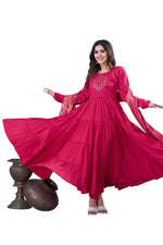 Anarkali Suit with Dupatta – Long Flared Ethnic Party Wear Dress for Women
(BLACKLUXE CRAFTS) - BLACKLUXECRAFTS
