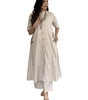Women's Cotton Embroidered A-Line Kurti With Pant (BLACKLUXE CRAFTS) - BLACKLUXECRAFTS