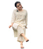 Elegant Off-White Cotton Kurta Pant Set – Casual & Festive Ethnic Wear for Women
(BLACKLUXE CRAFTS) - BLACKLUXECRAFTS