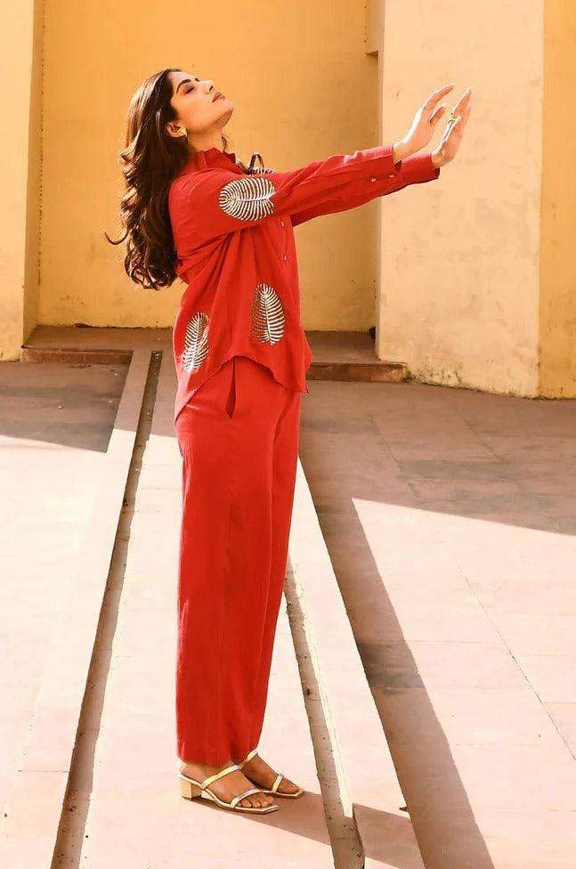 Trendy Co-ord Set for Women with Printed Detailing | Casual & Party Wear (BLACKLUXE CRAFTS) - BLACKLUXECRAFTS