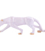 Handmade White Panther Figurine – Modern Resin Leopard Statue with Gold Accents for Luxury Home Décor (BLACKLUXE CRAFTS) - BLACKLUXECRAFTS