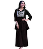 Embroidered Kurti with Palazzo Set – Women’s Peplum Style Ethnic Co-ord Outfit (BLACKLUXE CRAFTS) - BLACKLUXECRAFTS