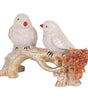 White Bird Couple on Tree Branch – Romantic Resin Love Birds Figurine for Home, Office & Gift Décor (BLACKLUXE CRAFTS) - BLACKLUXECRAFTS