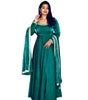 Women's Fandy Silk Embroidered Anarkali Kurti Gown With Dupatta Set (BLACKLUXE CRAFTS) - BLACKLUXECRAFTS