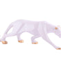 Handmade White Panther Figurine – Modern Resin Leopard Statue with Gold Accents for Luxury Home Décor (BLACKLUXE CRAFTS) - BLACKLUXECRAFTS
