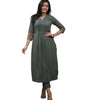 Women's Cotton a-line flared Straight Kurti With Pant (BLACKLUXE CRAFTS) - BLACKLUXECRAFTS
