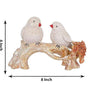 White Bird Couple on Tree Branch – Romantic Resin Love Birds Figurine for Home, Office & Gift Décor (BLACKLUXE CRAFTS) - BLACKLUXECRAFTS