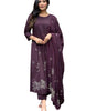 Embroidered Cotton Kurta Set with Dupatta – Elegant Party & Festive Wear for Women (BLACKLUXE CRAFTS) - BLACKLUXECRAFTS