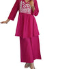Cotton Embroidered Short Kurta Set – Handcrafted Ethnic Wear for Women with Pants (BLACKLUXE CRAFTS) - BLACKLUXECRAFTS