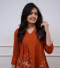 Women's Cotton Embroidered Co-ord Set 2 Piece Top Bottom Set (BLACKLUXE CRAFTS) - BLACKLUXECRAFTS