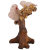 Romantic Love Birds on Tree with Golden Flowers – Resin Couple Figurine for Home, Office & Gift Decoration (BLACKLUXE CRAFTS) - BLACKLUXECRAFTS