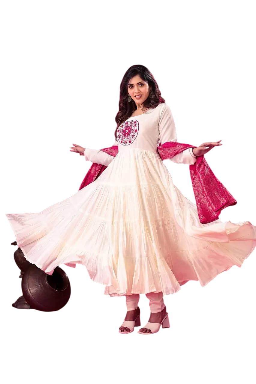 Anarkali Suit with Dupatta – Long Flared Ethnic Party Wear Dress for Women
(BLACKLUXE CRAFTS) - BLACKLUXECRAFTS