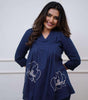 Women's Cotton Embroidered Co-ord Set 2 Piece Top Bottom Set (BLACKLUXE CRAFTS) - BLACKLUXECRAFTS