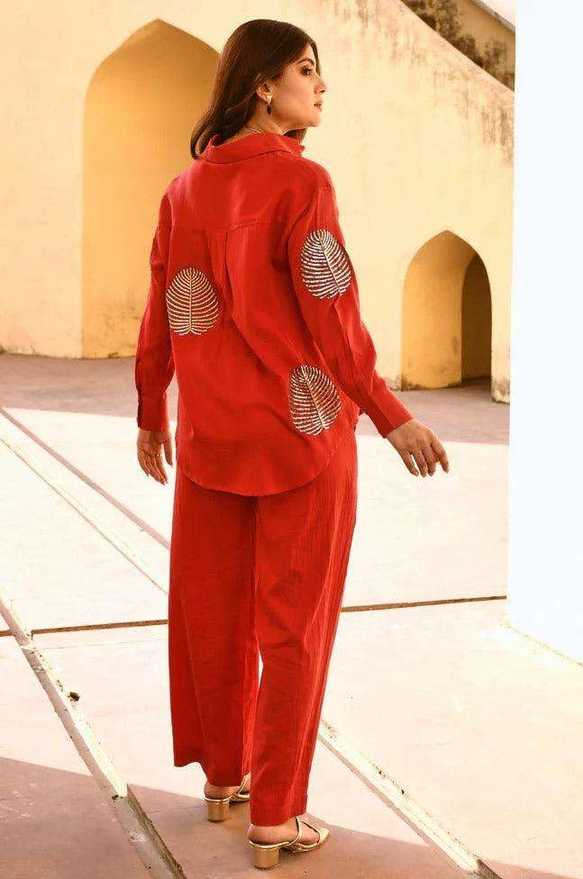 Trendy Co-ord Set for Women with Printed Detailing | Casual & Party Wear (BLACKLUXE CRAFTS) - BLACKLUXECRAFTS