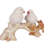 White Bird Couple on Tree Branch – Romantic Resin Love Birds Figurine for Home, Office & Gift Décor (BLACKLUXE CRAFTS) - BLACKLUXECRAFTS