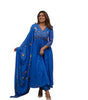 Anarkali Kurta Set with Dupatta – Floral Embroidered Ethnic Wear for Women (BLACKLUXE CRAFTS) - BLACKLUXECRAFTS