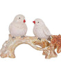 White Bird Couple on Tree Branch – Romantic Resin Love Birds Figurine for Home, Office & Gift Décor (BLACKLUXE CRAFTS) - BLACKLUXECRAFTS