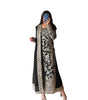 Women's Faux Georgette Embroidered Aaliya Cut Kurti With Plazzo & Dupatta Set with Diamond Handwork (BLACKLUXE CRAFTS) - BLACKLUXECRAFTS