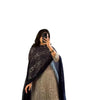 Women's Faux Georgette Embroidered Straight Kurti with Sharara and Dupatta Set (BLACKLUXE CRAFTS) - BLACKLUXECRAFTS