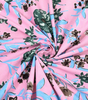 Handmade Pink Floral Block Print Cotton Bedsheet with Pillow Covers – Indian Queen Size Ethnic Bedding Set (BLACKLUXE CRAFTS) - BLACKLUXECRAFTS