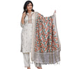 Women's Cotton Embroidered Straight Kurti With Pant and Dupatta Set (BLACKLUXE CRAFTS) - BLACKLUXECRAFTS
