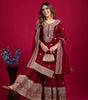 Black Embroidered Sharara Suit with Dupatta | Designer Indian Ethnic Wear | Party & Wedding Outfit for Women (BLACKLUXE CRAFTS) - BLACKLUXECRAFTS