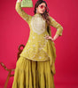 Embroidered Kurta Sharara Set with Dupatta – Designer Indian Wedding & Party Wear Outfit for Women (BLACKLUXE CRAFTS) - BLACKLUXECRAFTS