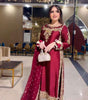 Maroon Embroidered Salwar Kameez with Dupatta | Luxury Indian Wedding & Party Wear for Women | Designer Ethnic Outfit (BLACKLUXE CRAFTS) - BLACKLUXECRAFTS