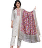 Women's Cotton Embroidered Straight Kurti With Pant and Dupatta Set (BLACKLUXE CRAFTS) - BLACKLUXECRAFTS