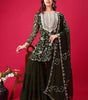 Embroidered Kurta Sharara Set with Dupatta – Designer Indian Wedding & Party Wear Outfit for Women (BLACKLUXE CRAFTS) - BLACKLUXECRAFTS
