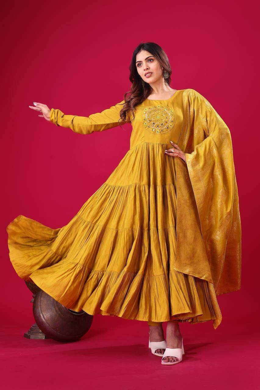 Anarkali Suit with Dupatta – Long Flared Ethnic Party Wear Dress for Women
(BLACKLUXE CRAFTS) - BLACKLUXECRAFTS